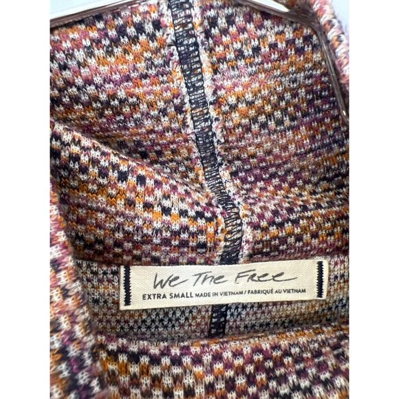 Free People We The Free Sunny Days Turtleneck Sweater Womens X Small Multicolor - Picture 4 of 9